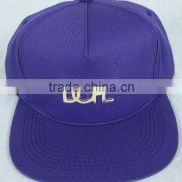 custom metal logo snapback hats wholesale