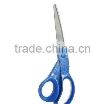Blue Plastic Handle Best Household Scissors Rubber Plastic Handle Scissors