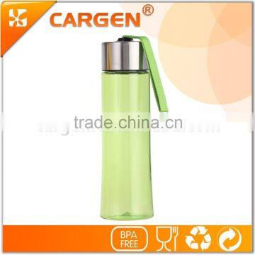 Custom lightweight portable clear plastic wholesale drinking water bottles