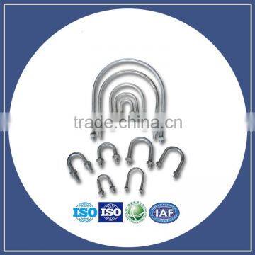 Hot dip galvanized u bolt clamp wire rope clamp u bolt saddle clamps square u bolts