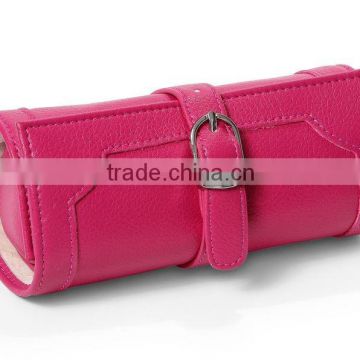 pu Leather Jewelry Roll gift organizer bag