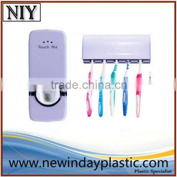 Automatic Toothpaste Dispenser With Toothbrush Holder