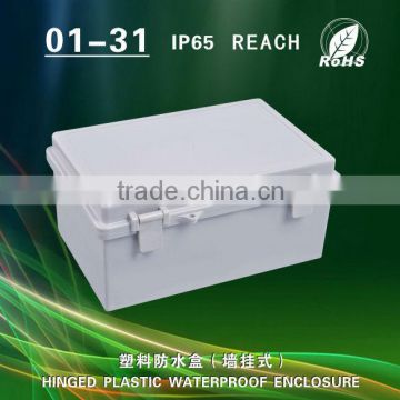 Plastic waterproof electronic enclosure