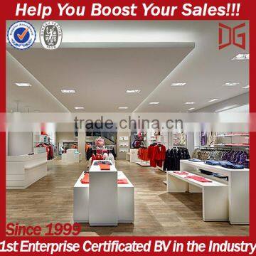 Creative Custom Design Luxury Retail Display Garment Clothes Shop Furniture