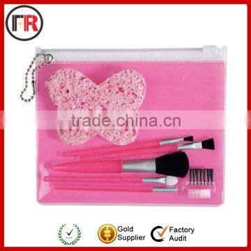 promotional ziplock pvc cosmetic bags with handle