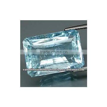 rectangle blue Topaz stone, octagon cut sky blue topaz gemstone manufacturer, custom made blue topaz gemstone manufacturer