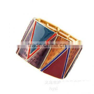 wholesale alloy drip seual triangle corrugated bracelets