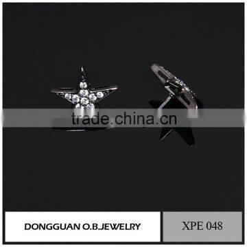 Brass Fashion Stud Earrings, Women Earrings,diamond Earrings Fashion Jewelry 2016 photo-4