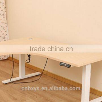 China Wholesale Executive L-shape Height Adjustable Computer&office Desk and Table photo-5