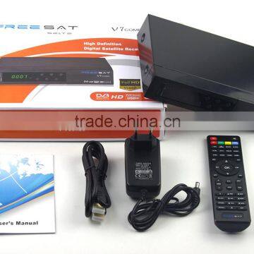 MPEG-4 HD Combo Receiver DVB-T2/S2 Freesat V7 Combo Support PowerVu Biss Key