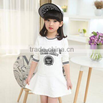 2016 Girls Unicorn Flutter Dress Baby Cotton Frocks Design Adorable Girls Summer Cotton Dress Latest Children Frocks Designs photo-3