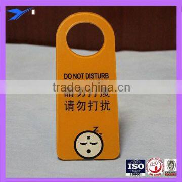 Special engraved hanging acrylic plastic door sign holder for hotel/restaurant