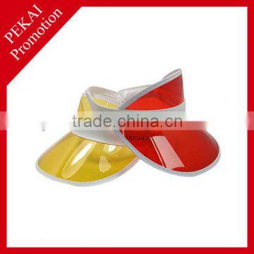 Cheapest plastic sun visor cap for promotion gift