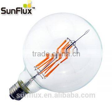 4.5W 2700k dimmable vintage led filament edison bulb G125