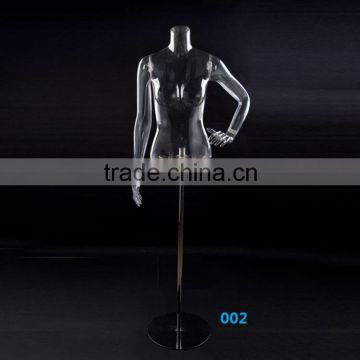 cheap female half body transparent torso