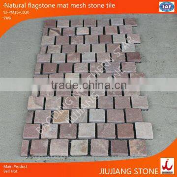 natural stone meshed back porch tiles outdoor flooring