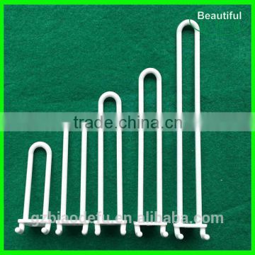 Supermarket Double Wire Euro Plastic Display Hook