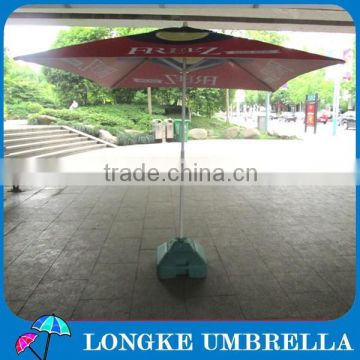 200*200cm square fruit printing windproof dubai beach umbrella