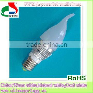 LED home light white LED candle light 3W