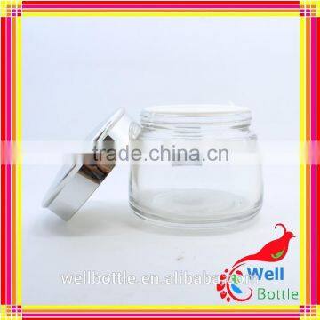 Bulb Shaped Glass Jar for Body Butter Jars With Cosmetic Jar Glass GJ597R