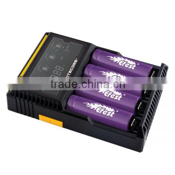 2016 Hot Selling Nitecore I4 intelligent I2 I4/D2 D4 New Nitecore charger 26650 18650 Li-ion/NiMH/NiCd/IMR LCD Charger