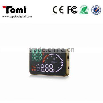 X6 Car HUD Head Up Display with Engine Speed Alarm Car Styling Speed Warning System 12V OBD II OBD2 Interface Easy Instal