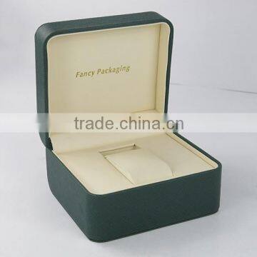 Fancy Packaging Hot Selling PU Plastic Cement Wooden Watch Boxes