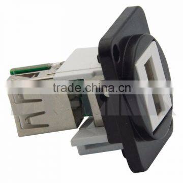 D Type Keystone USB2.0 Female Connector and Short Body Length photo-2