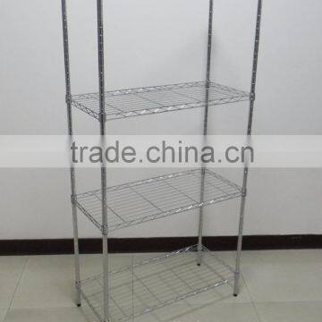 4 level Metal Rack Mesh Cabinet