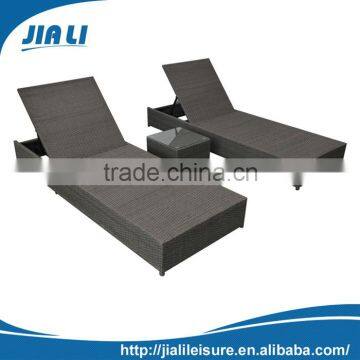 Waterproof aluminium frame sun loungers