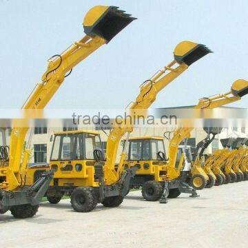 mini wheel excavator, cheap excavator