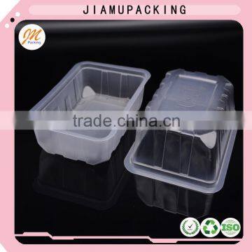 Disposable Plastic Fast Food Container , PP Takeaway Lunch Box Food Container