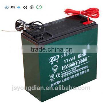 12v 17ah UPS solar battery for home solar system