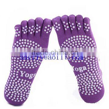 Premium Non Slip Resistant Excercise Gym Dance Foot Massage Thick Training Ballet Barre Yoga Sock