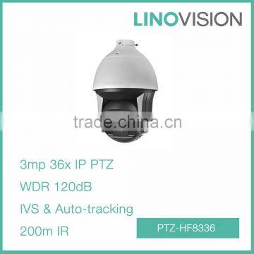 3MP 36x High Frame Rate 200m IR Auto-tracking Smart PTZ Camera