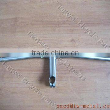 OEM titanium MTB bike handlebar and stem Custom Ti stem and MTB handlebar XACD bicycle stem combine mtb handlebar