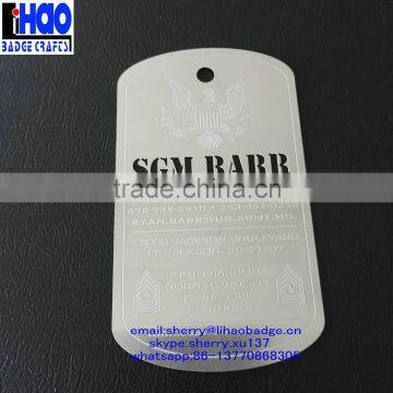 2016 Promotion Top Quality Hollow Out Metal Stainless Steel Dog Tag