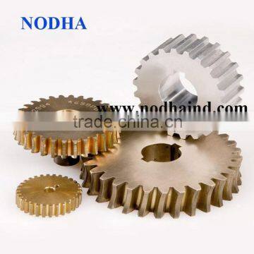 Brass gears, brass gear wheels, customized gears with brass material