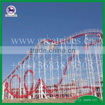 amusement park large size roller coaster for sale