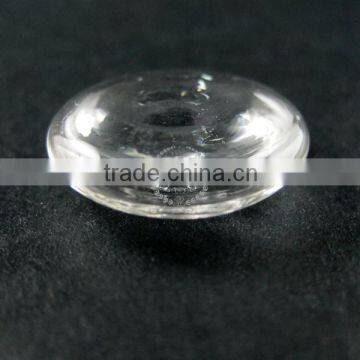 21mm Transparent Round Flat Surface Glass Dome Cabochon With 3mm Hole DIY Jewelry Supplies 3070066