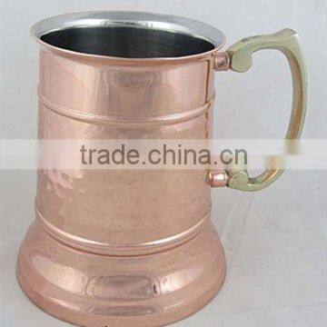 Stainless Steel Tankard 100% steel Drinking Mug Copper Painted