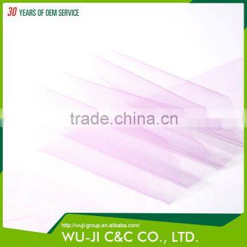 Breathable 100% Polyester Lace Fabric Tulle photo-2