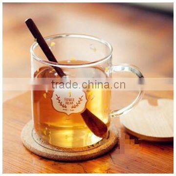 natural color bamboo spoon used for honey or tea stirring