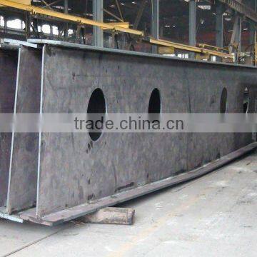 Welded steel structure material for workshop
