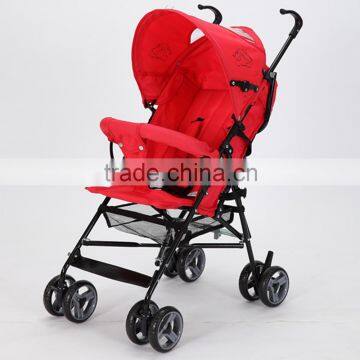 custom simple safety baby stroller with big wheels in good quality