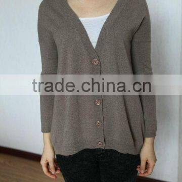 Women Fashion pure cashmere cardigan