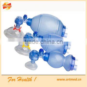 Disposable PVC neonatal resuscitation bag with accessories