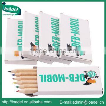 Natural 3.5" 6pcs drawing pencil custom