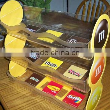 acrylic material chewing gum display rack