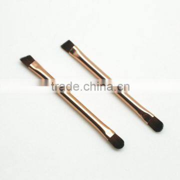 Compact Mini Double End Eyeshadow Brush, synthetic hair eyeshadow brush